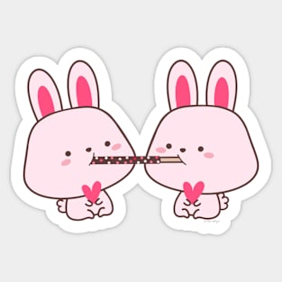 Cute Bunnies Sticker